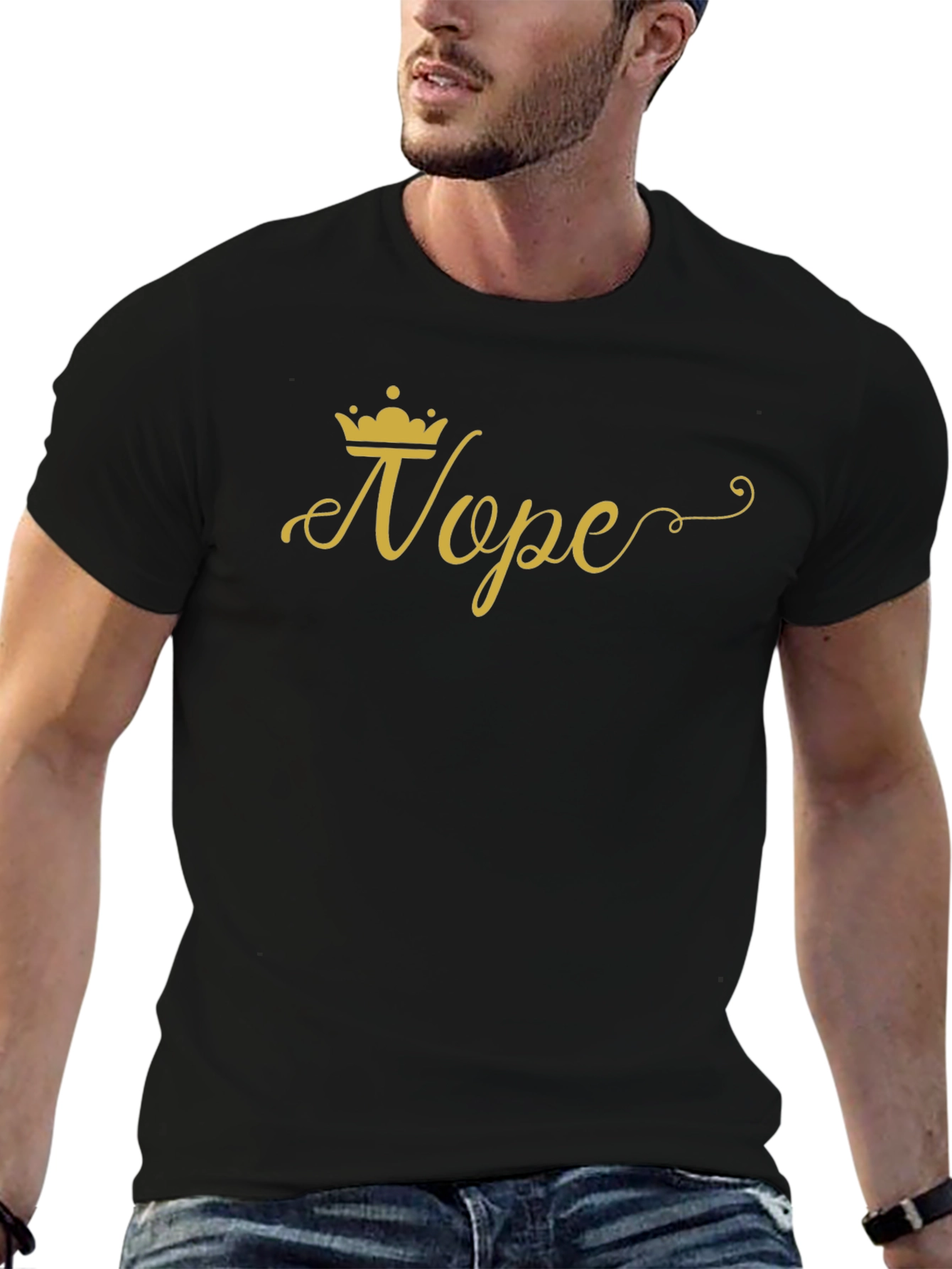 Nope Queen Graphic Tee - Casual Humor T-Shirt