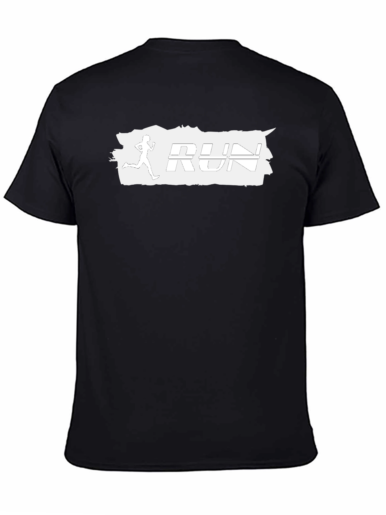 Run Graphic T-Shirt - Black