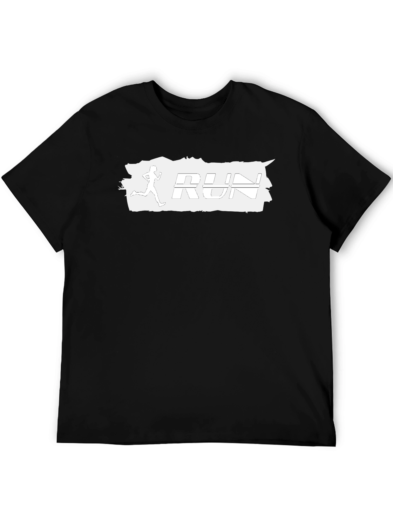 Run Graphic T-Shirt - Black