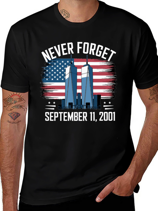 Never Forget 9/11 Graphic T-Shirt