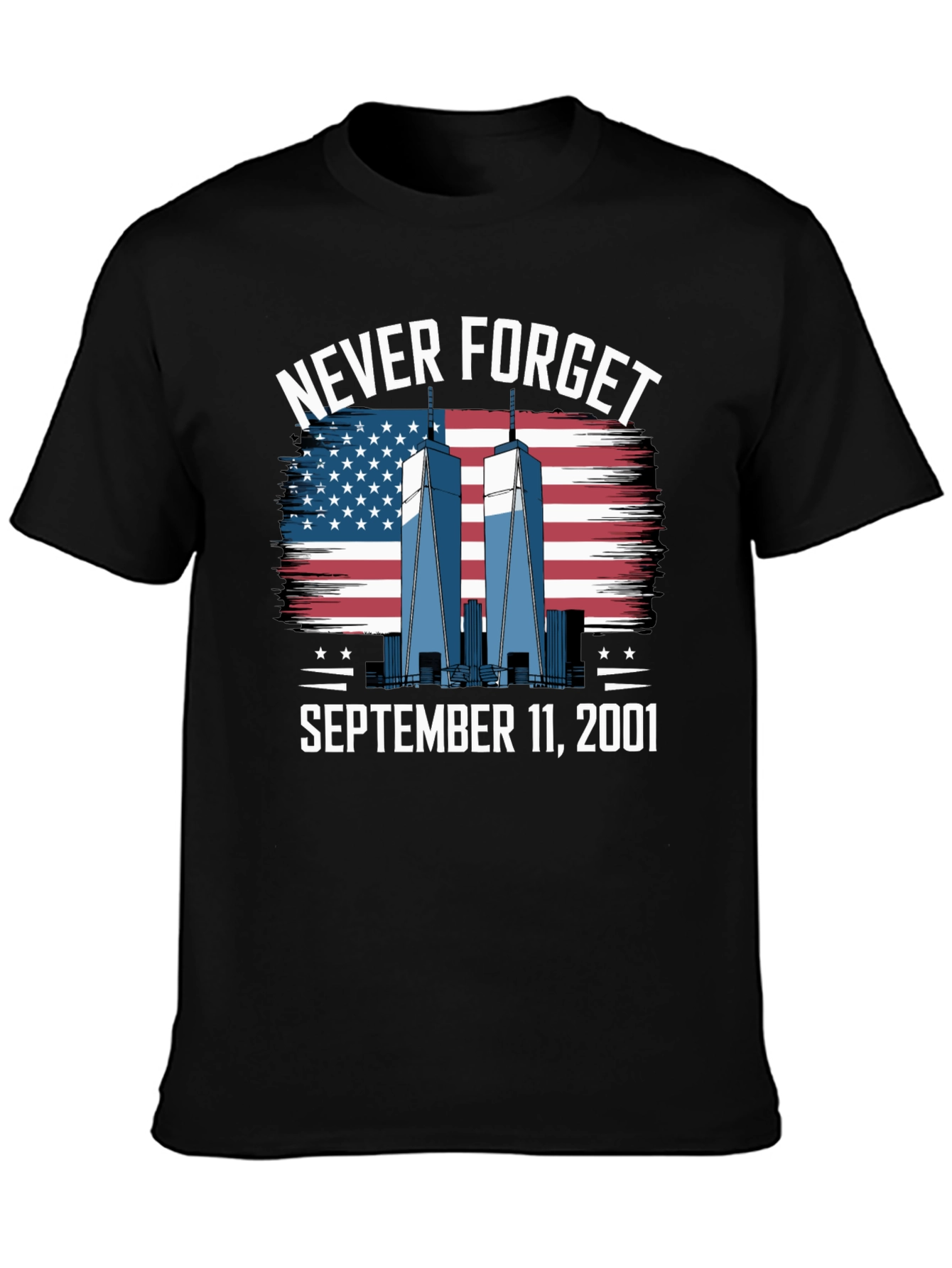 Never Forget 9/11 Graphic T-Shirt