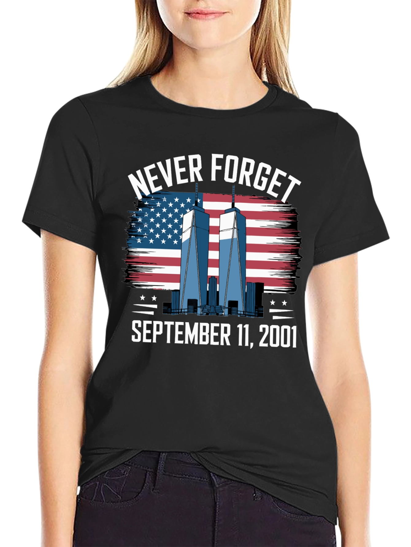 Never Forget 9/11 Graphic T-Shirt