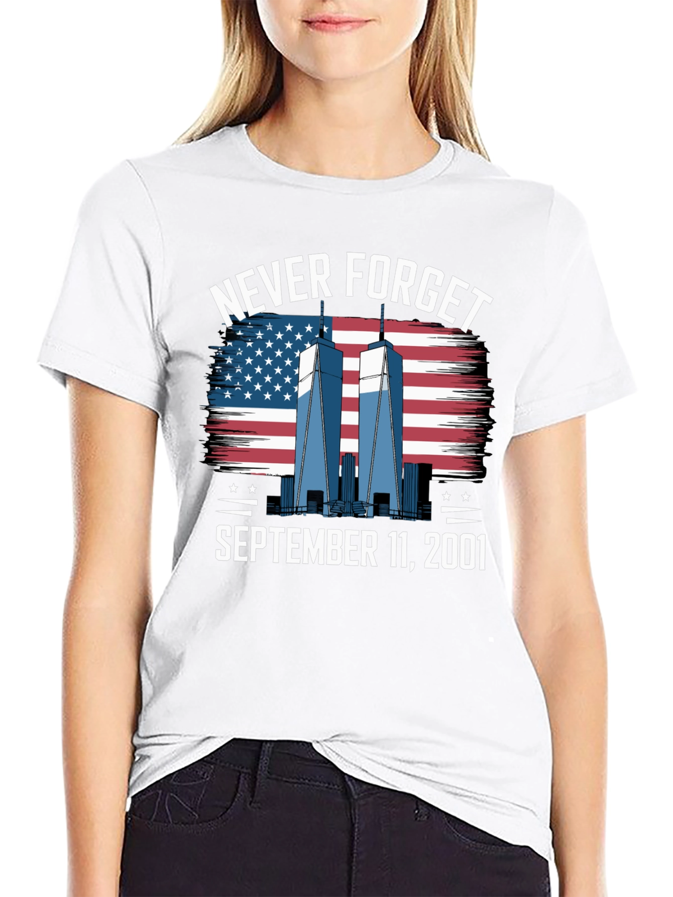 Never Forget 9/11 Graphic T-Shirt