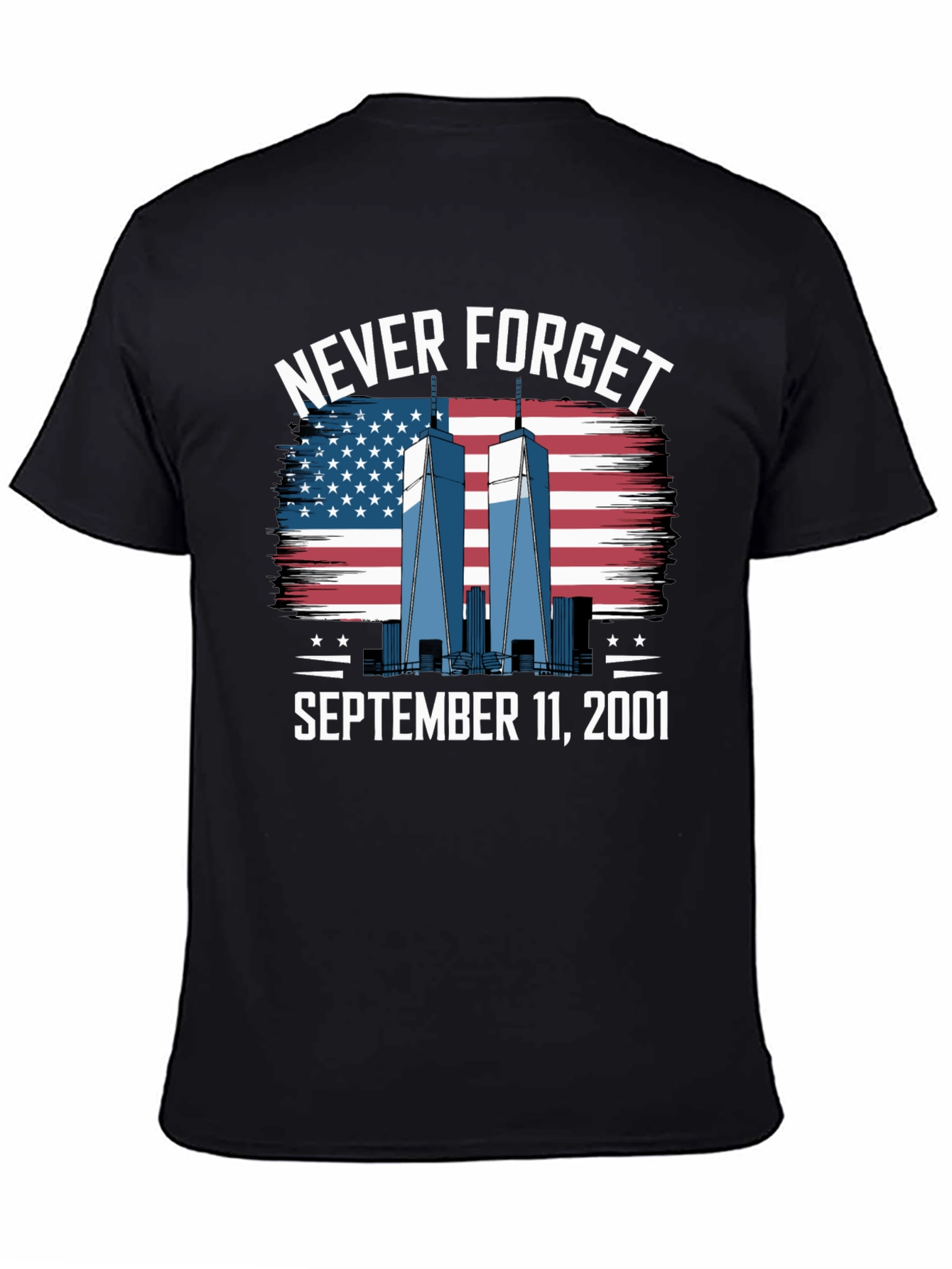 Never Forget 9/11 Graphic T-Shirt