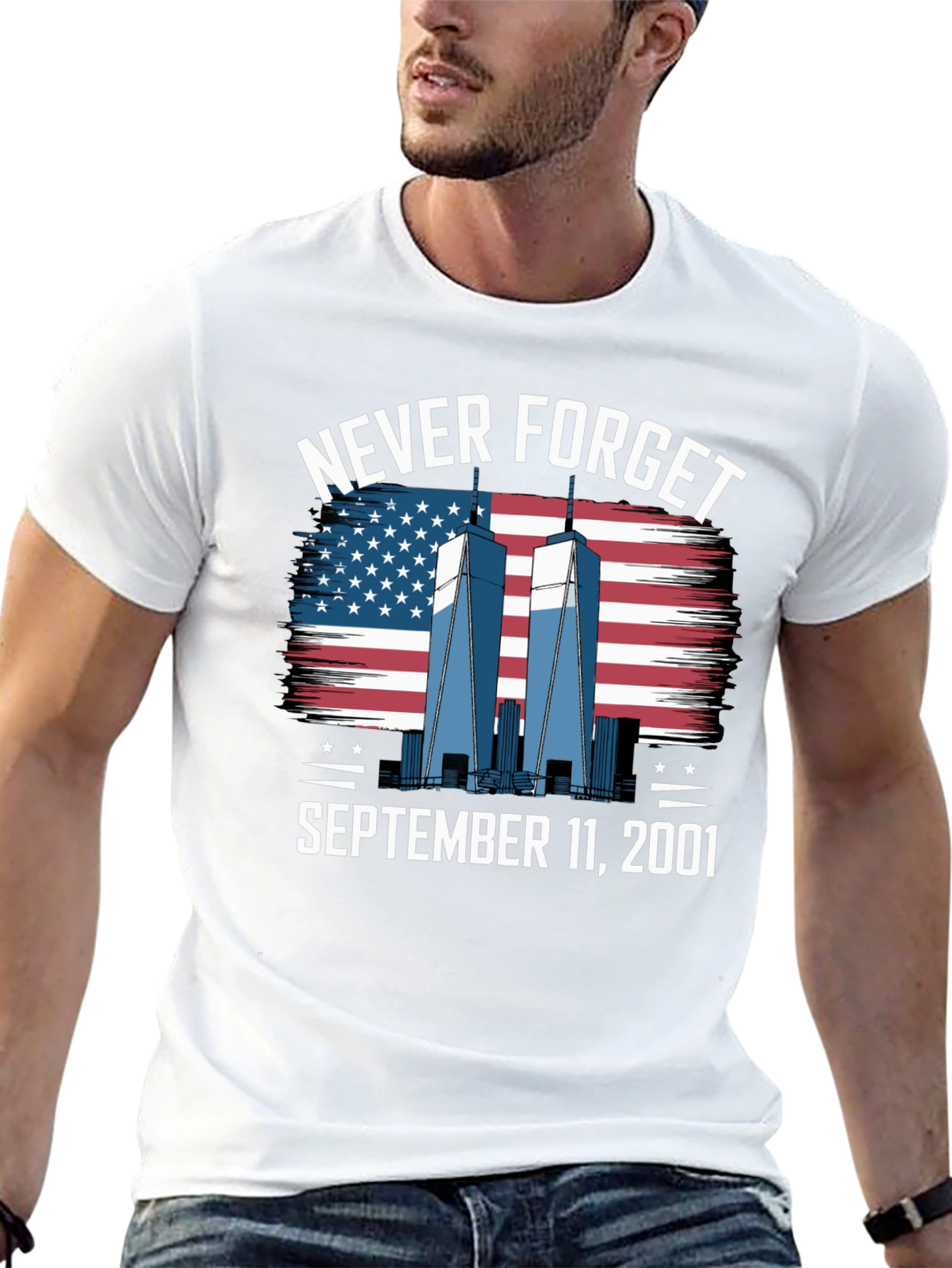 Never Forget 9/11 Graphic T-Shirt
