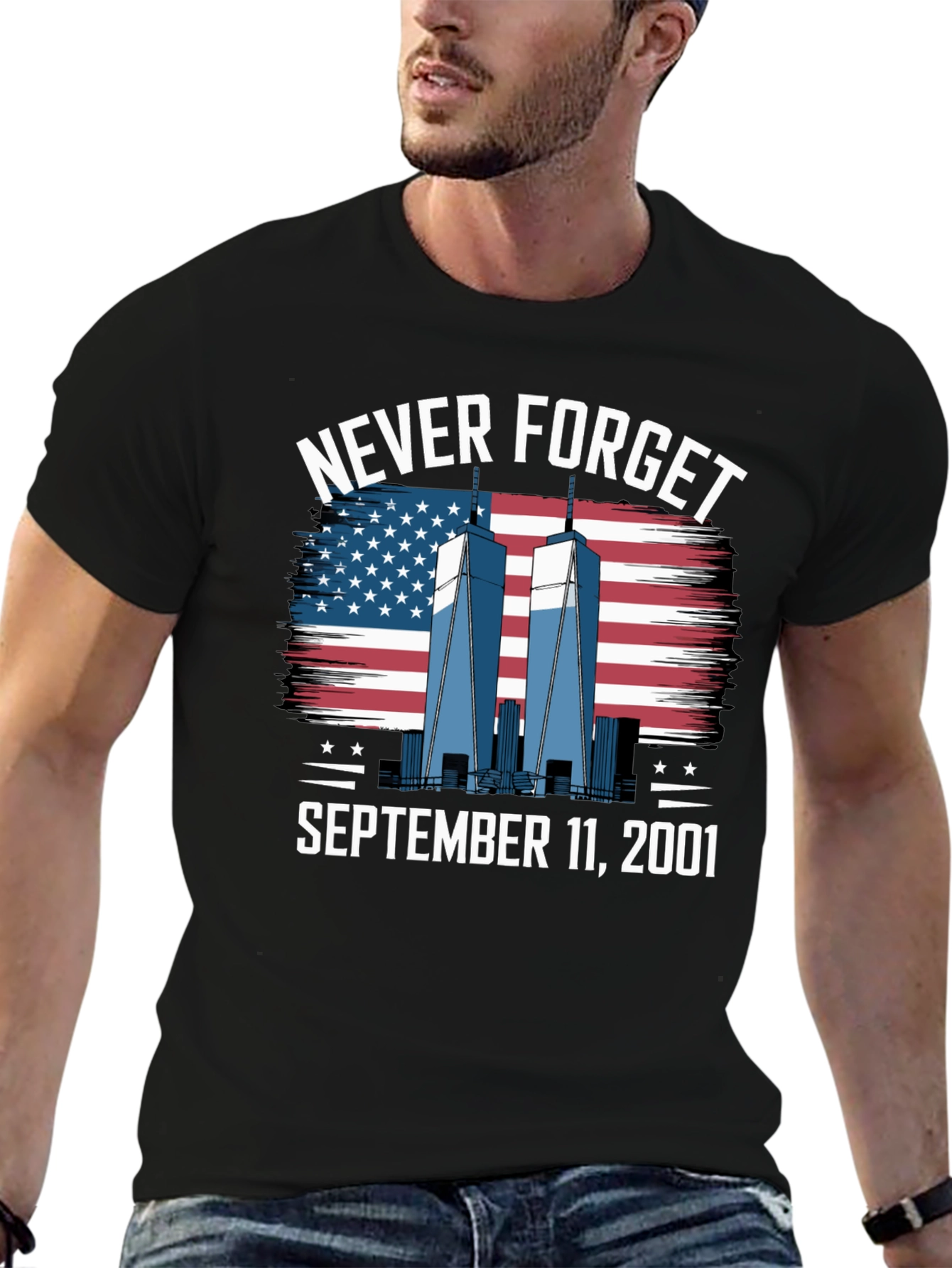 Never Forget 9/11 Graphic T-Shirt