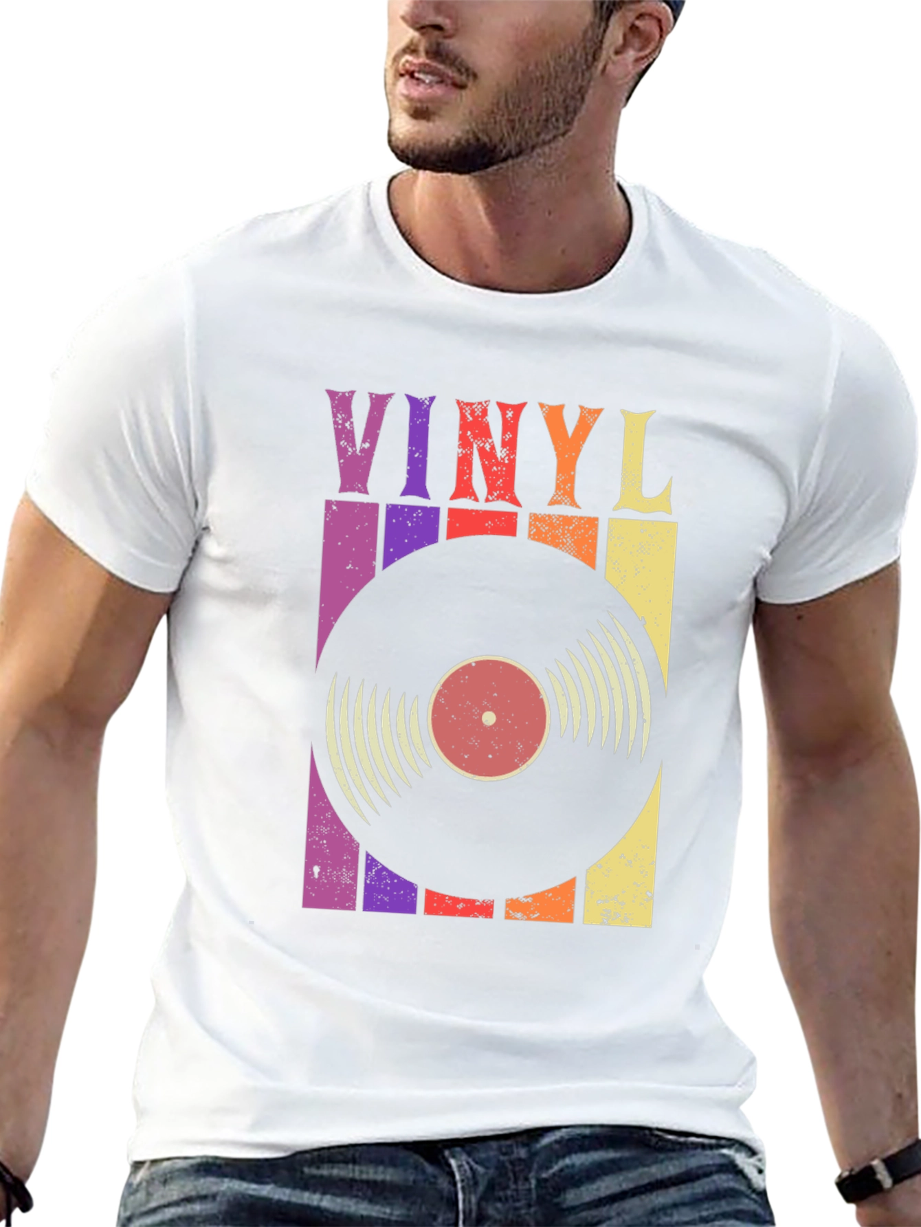 Retro Vinyl Record T-Shirt