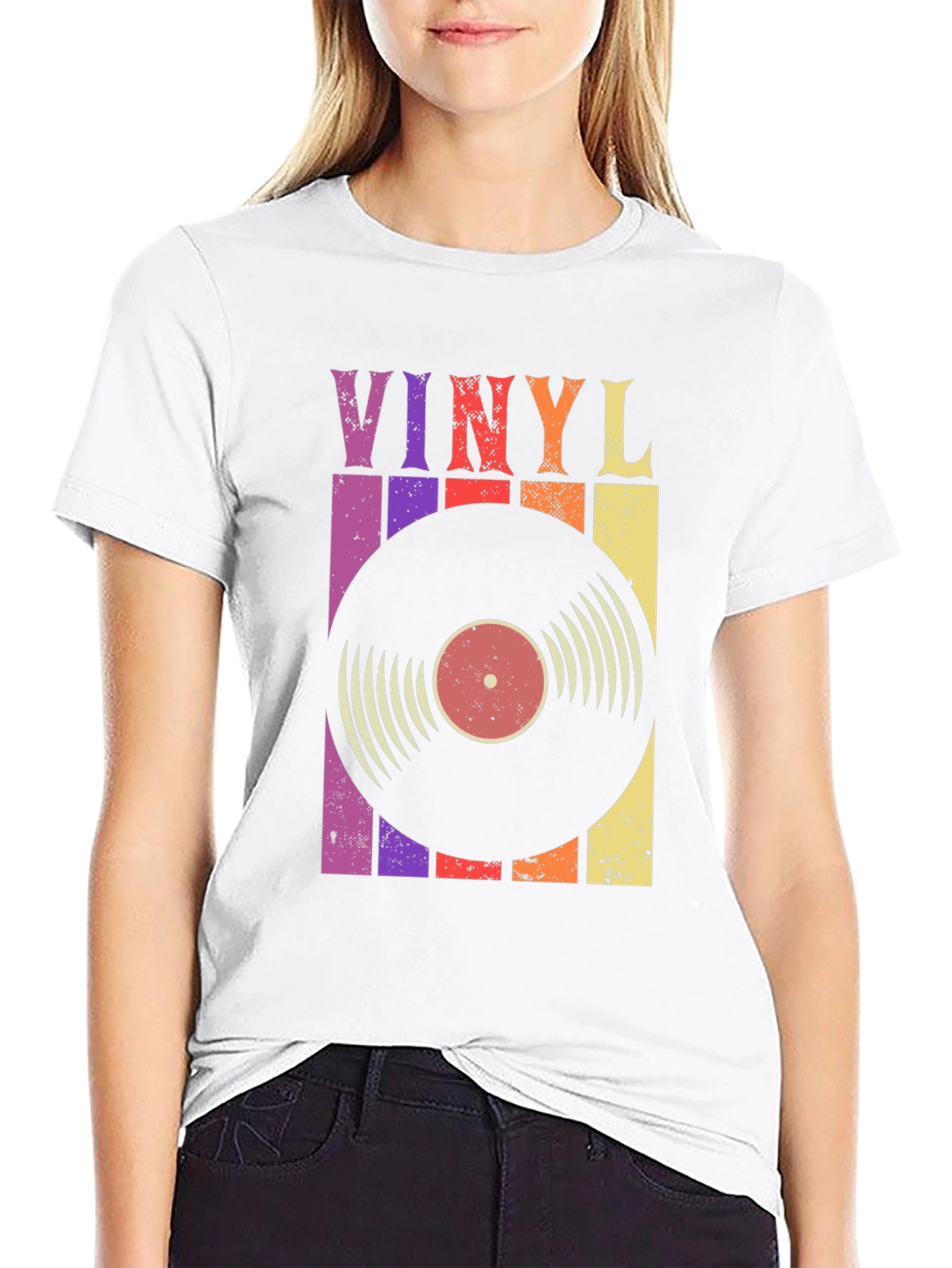 Retro Vinyl Record T-Shirt