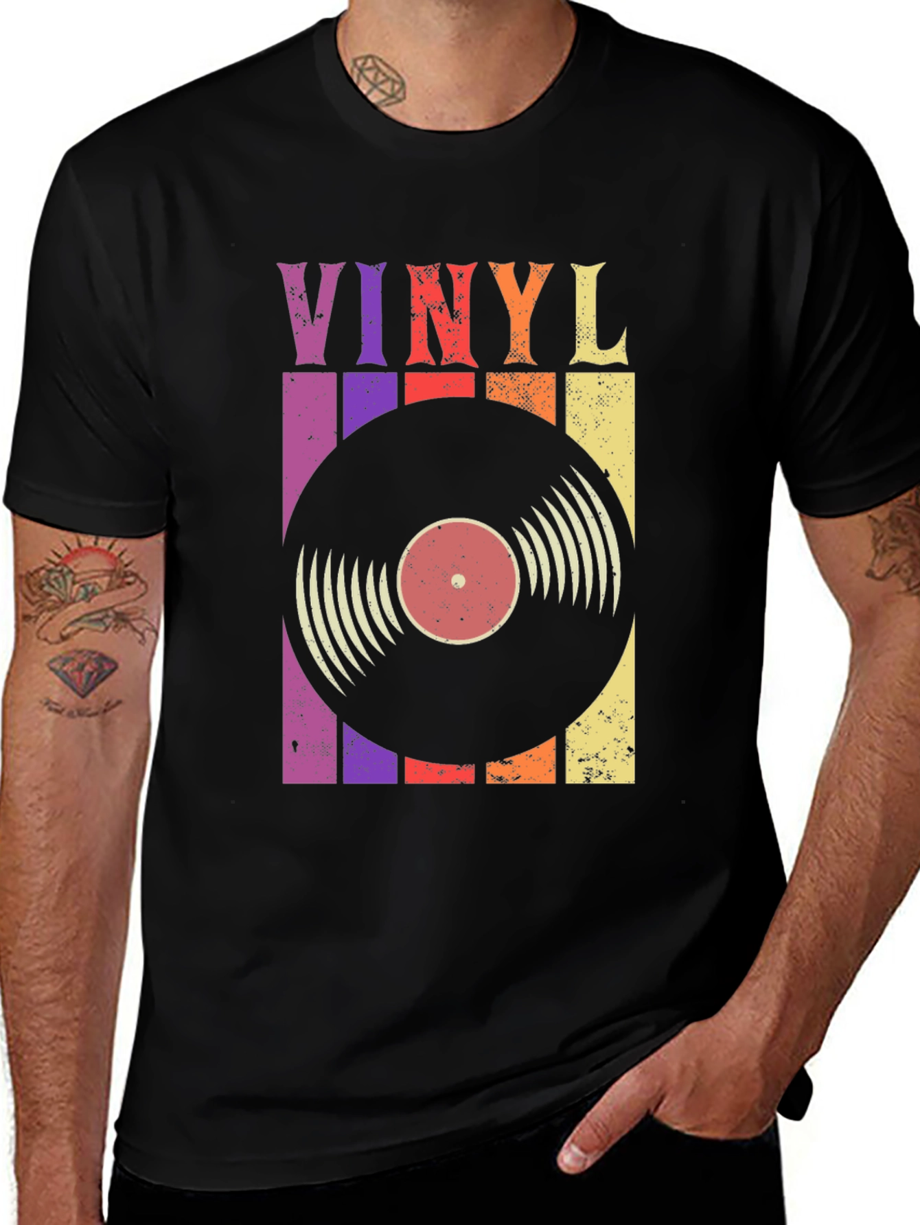 Retro Vinyl Record T-Shirt