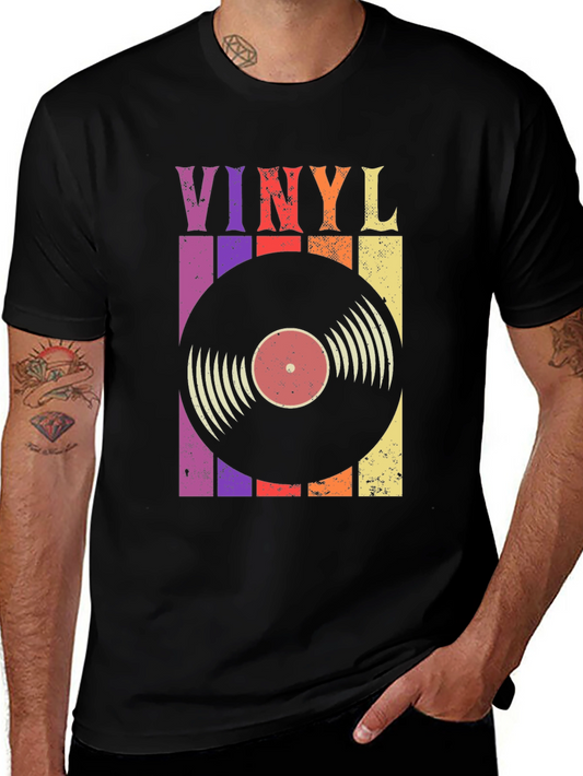 Retro Vinyl Record T-Shirt