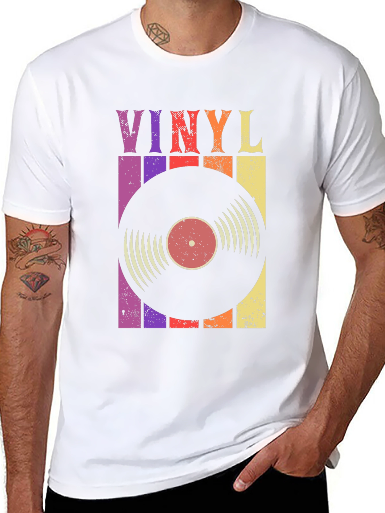 Retro Vinyl Record T-Shirt