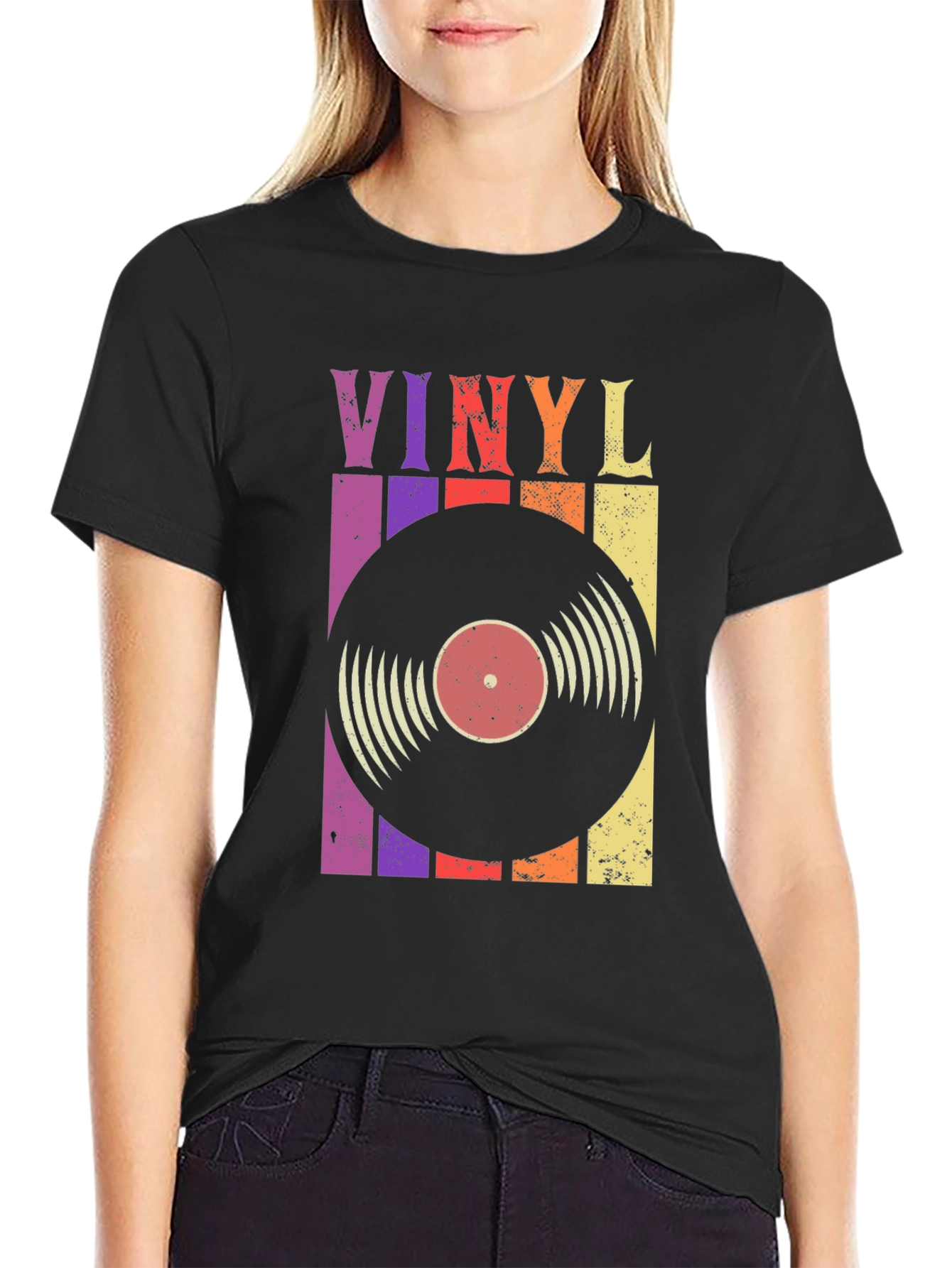 Retro Vinyl Record T-Shirt