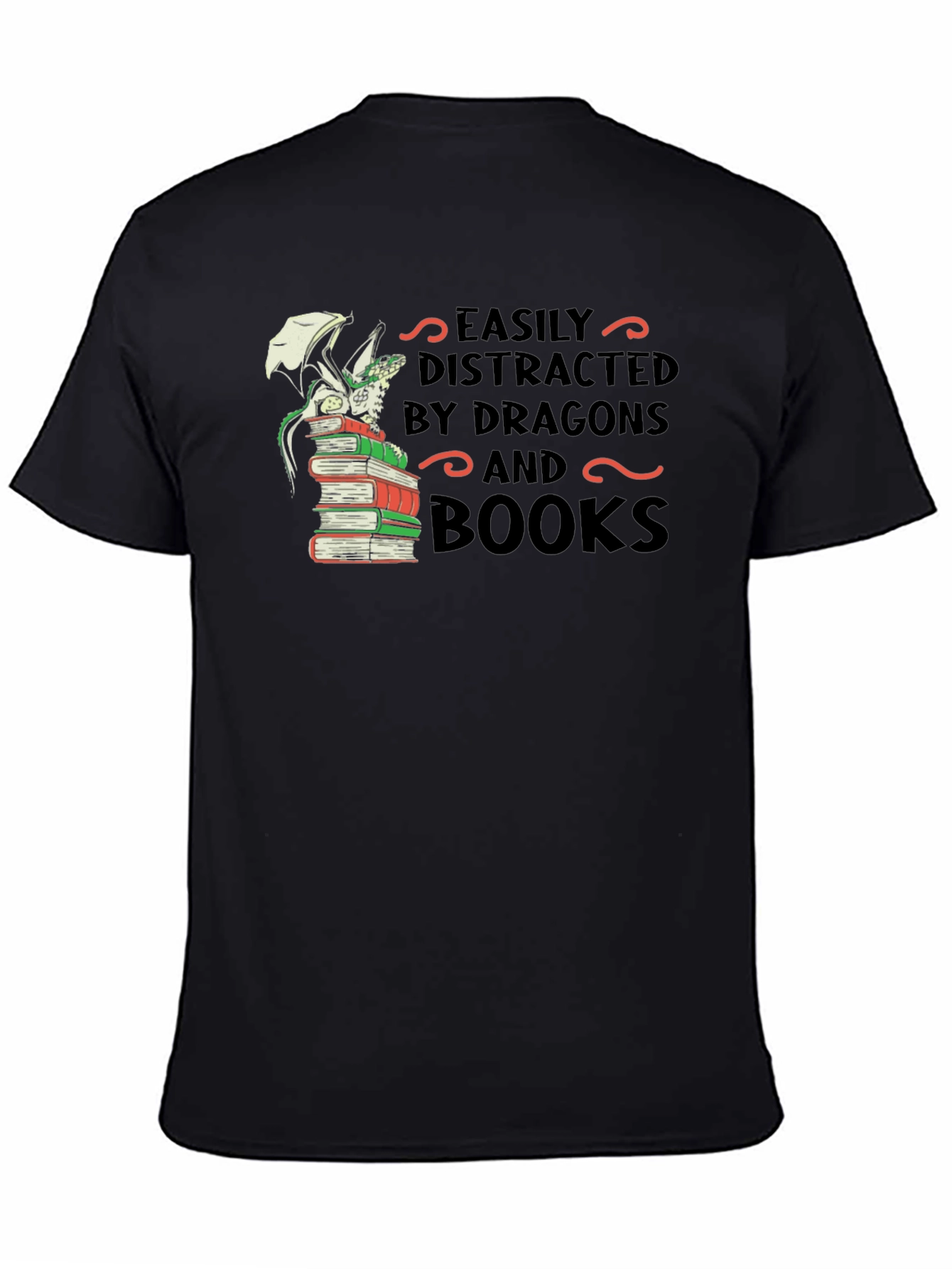 Dragon and Books T-Shirt