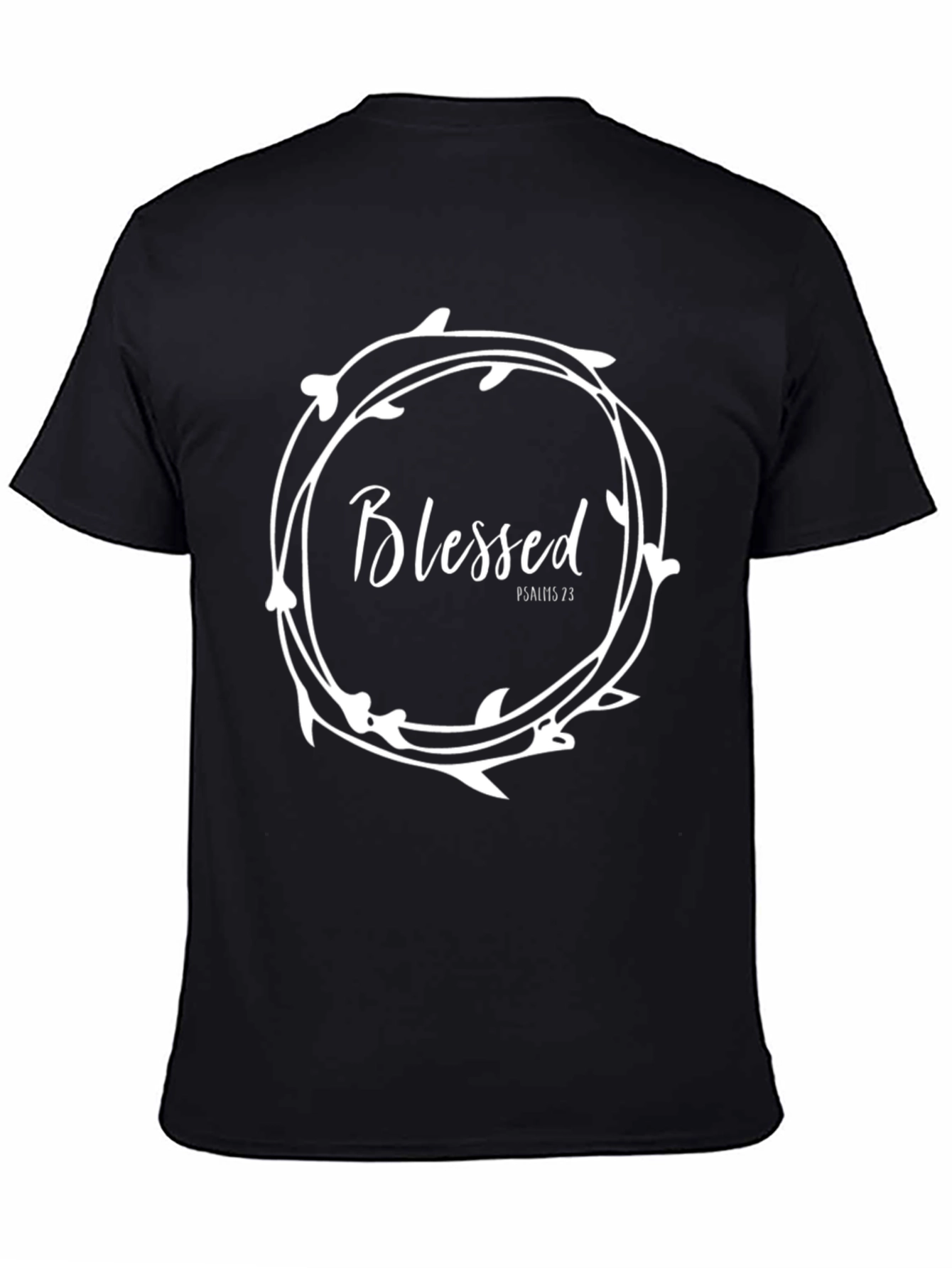 Blessed T-Shirt - Christian Graphic Tee - Psalms 73