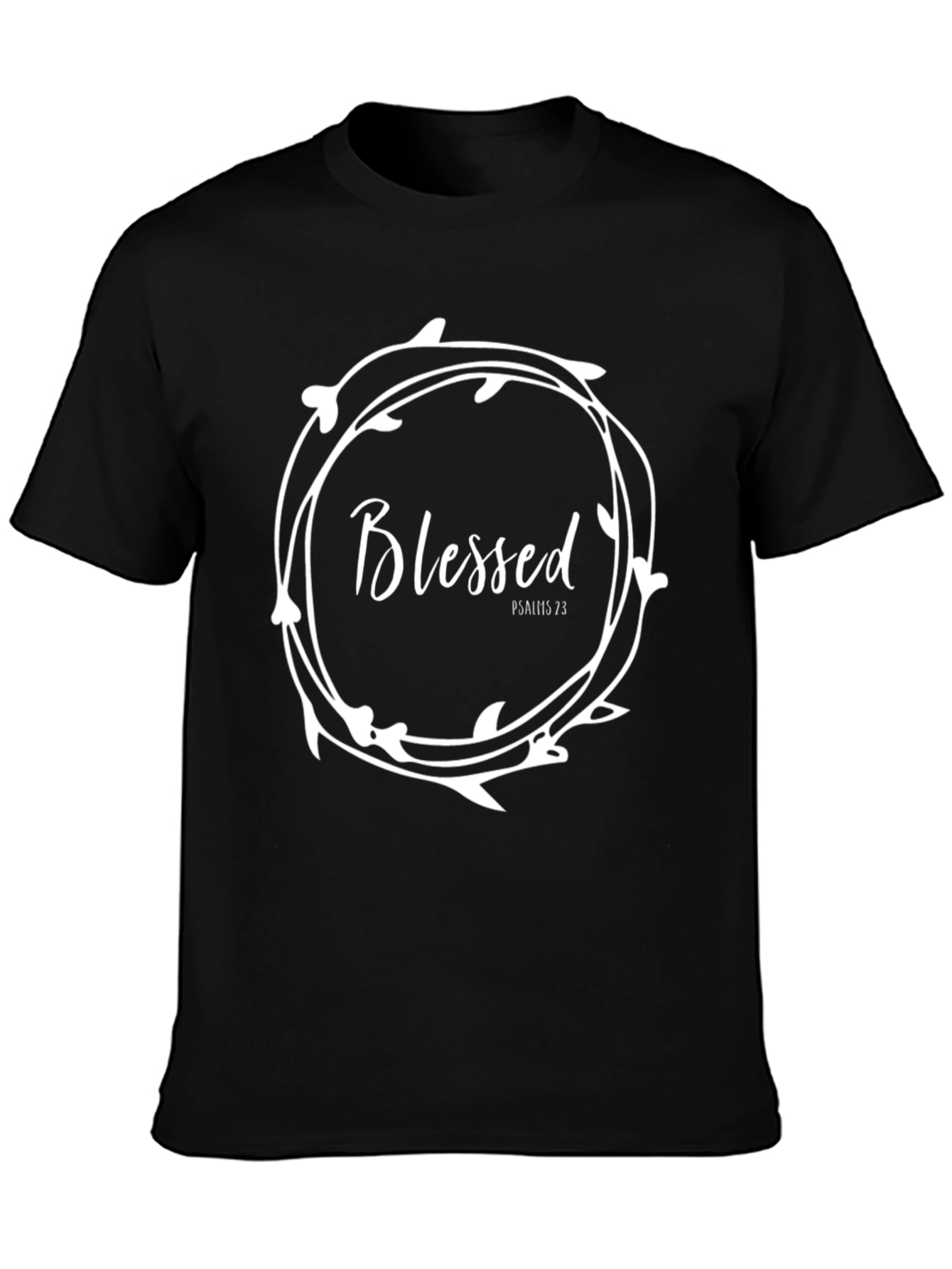 Blessed T-Shirt - Christian Graphic Tee - Psalms 73