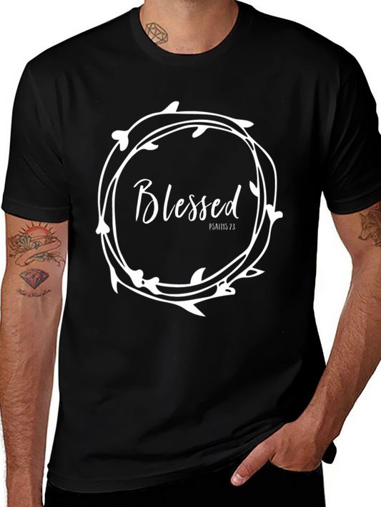 Blessed T-Shirt - Christian Graphic Tee - Psalms 73