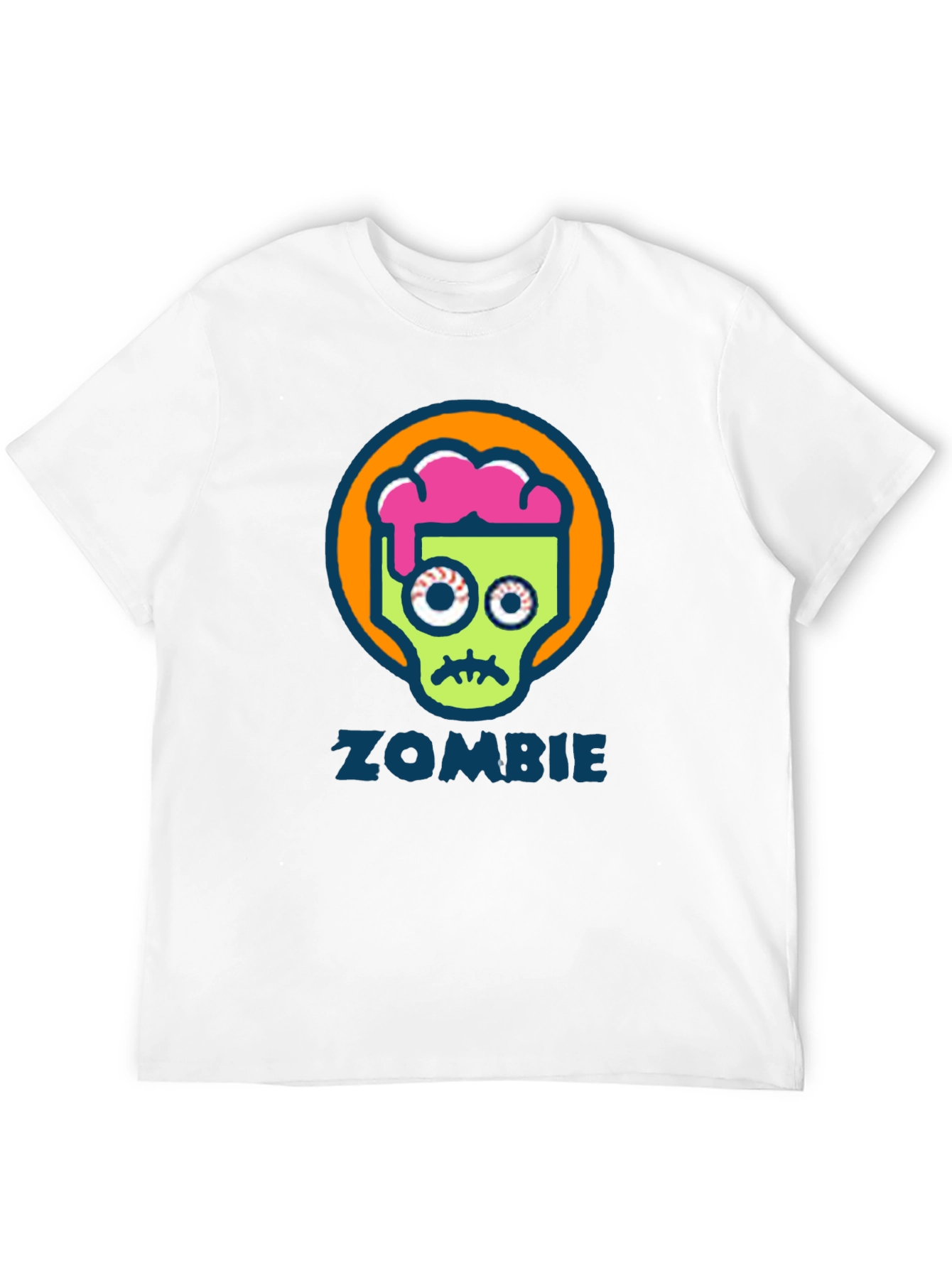 Zombie Cartoon Graphic T-Shirt