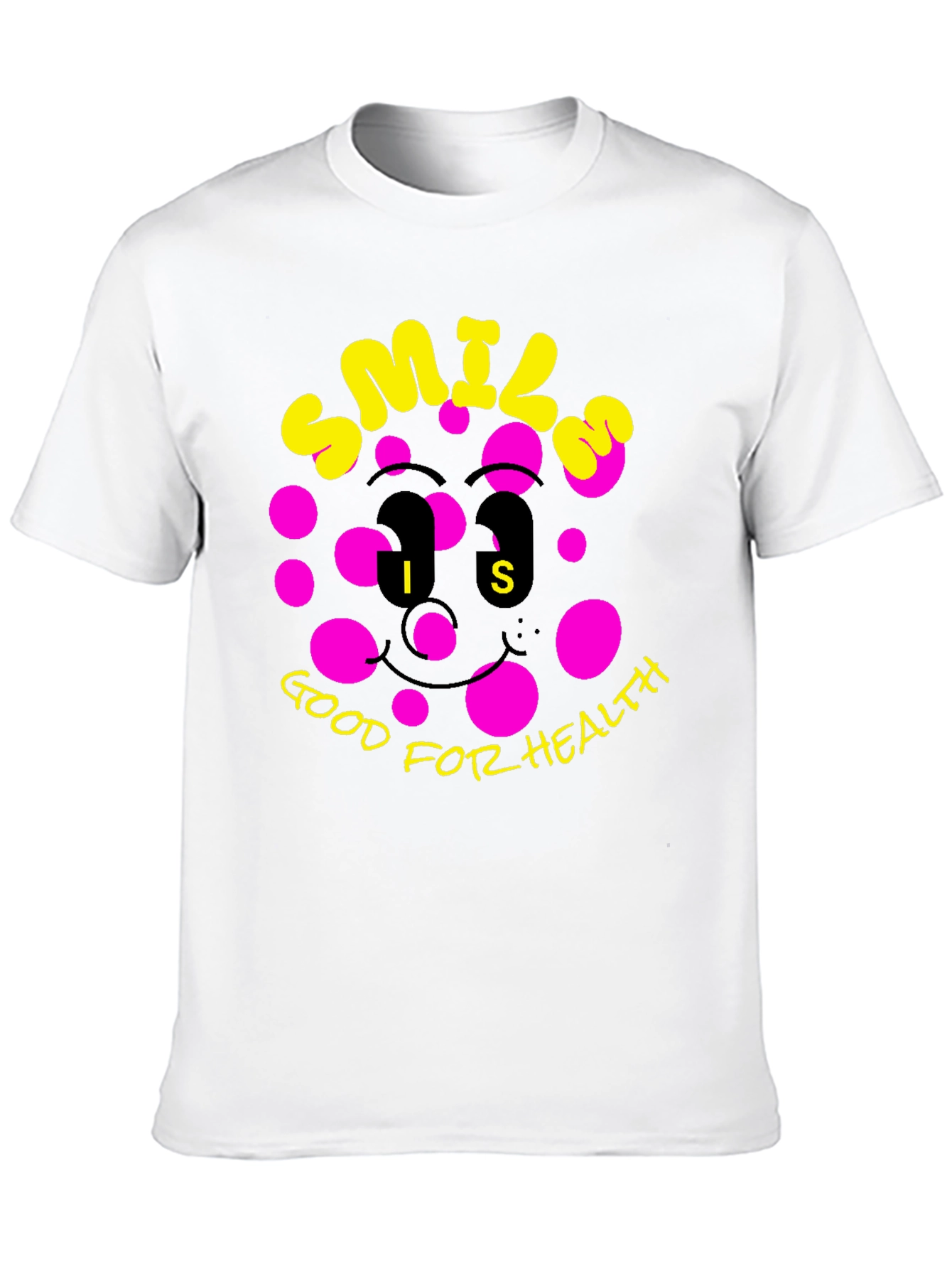 Smile Good for Health Black T-Shirt