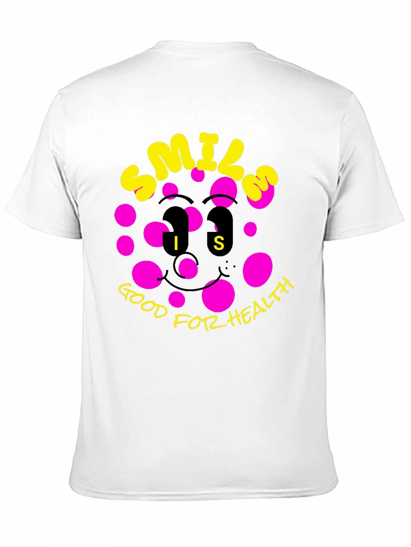 Smile Good for Health Black T-Shirt