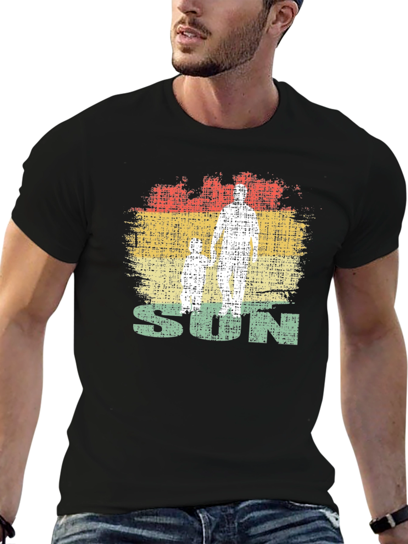 Father & Son Retro Style Graphic Tee