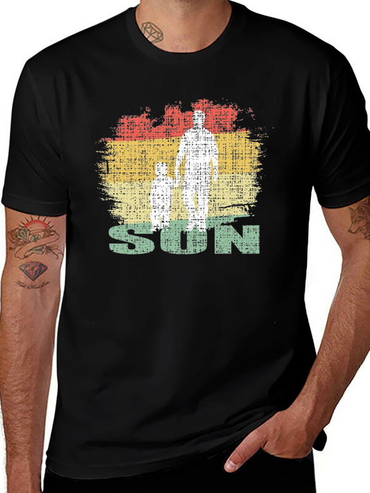 Father & Son Retro Style Graphic Tee