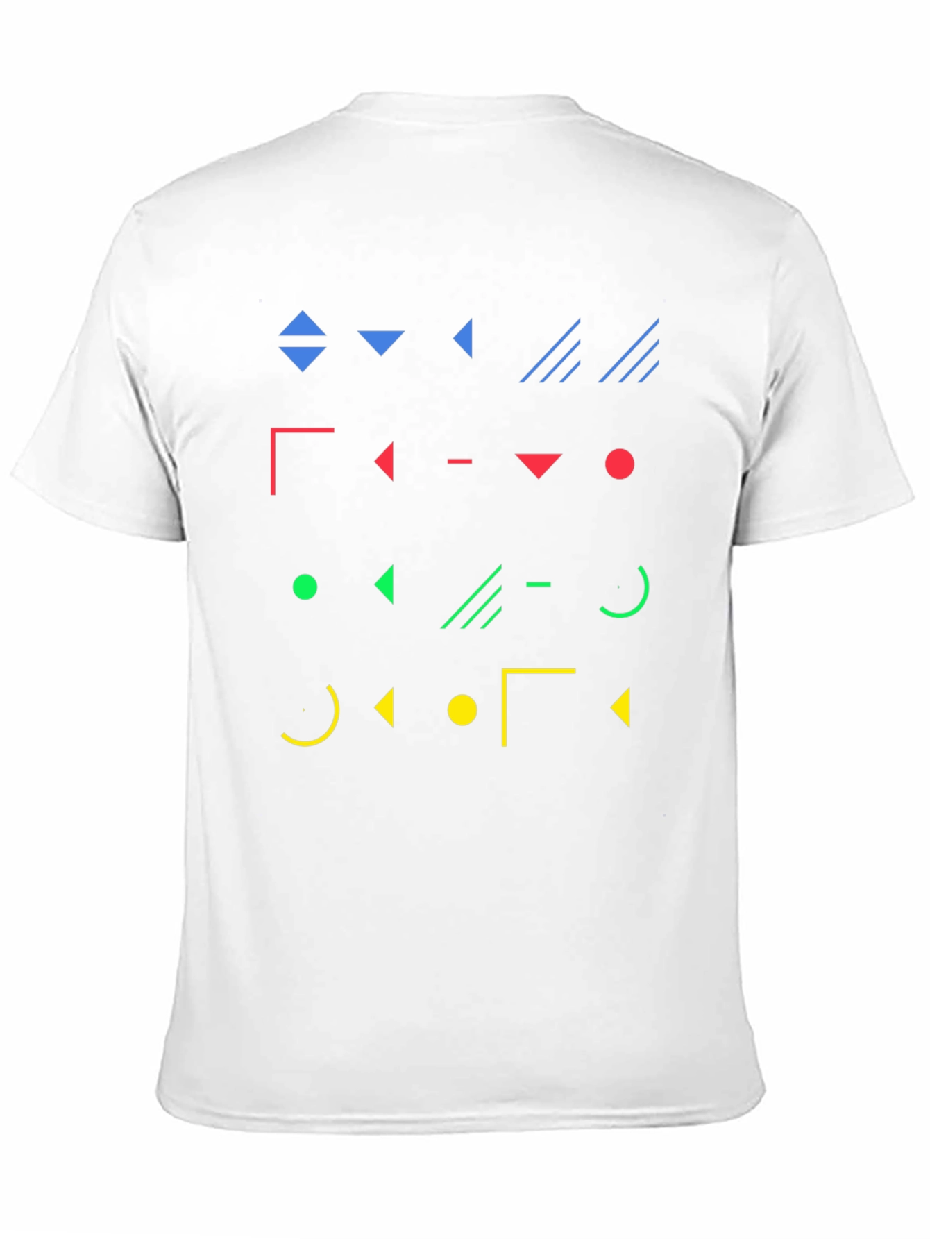 Geometric Shapes Graphic Print T-Shirt