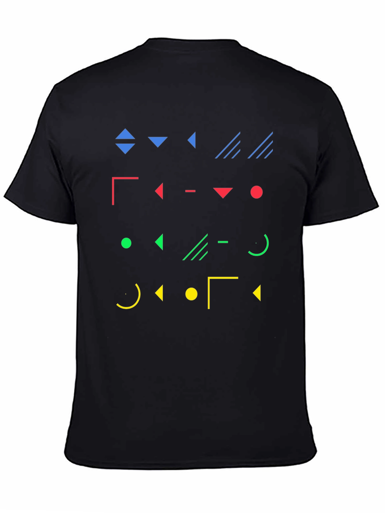 Geometric Shapes Graphic Print T-Shirt