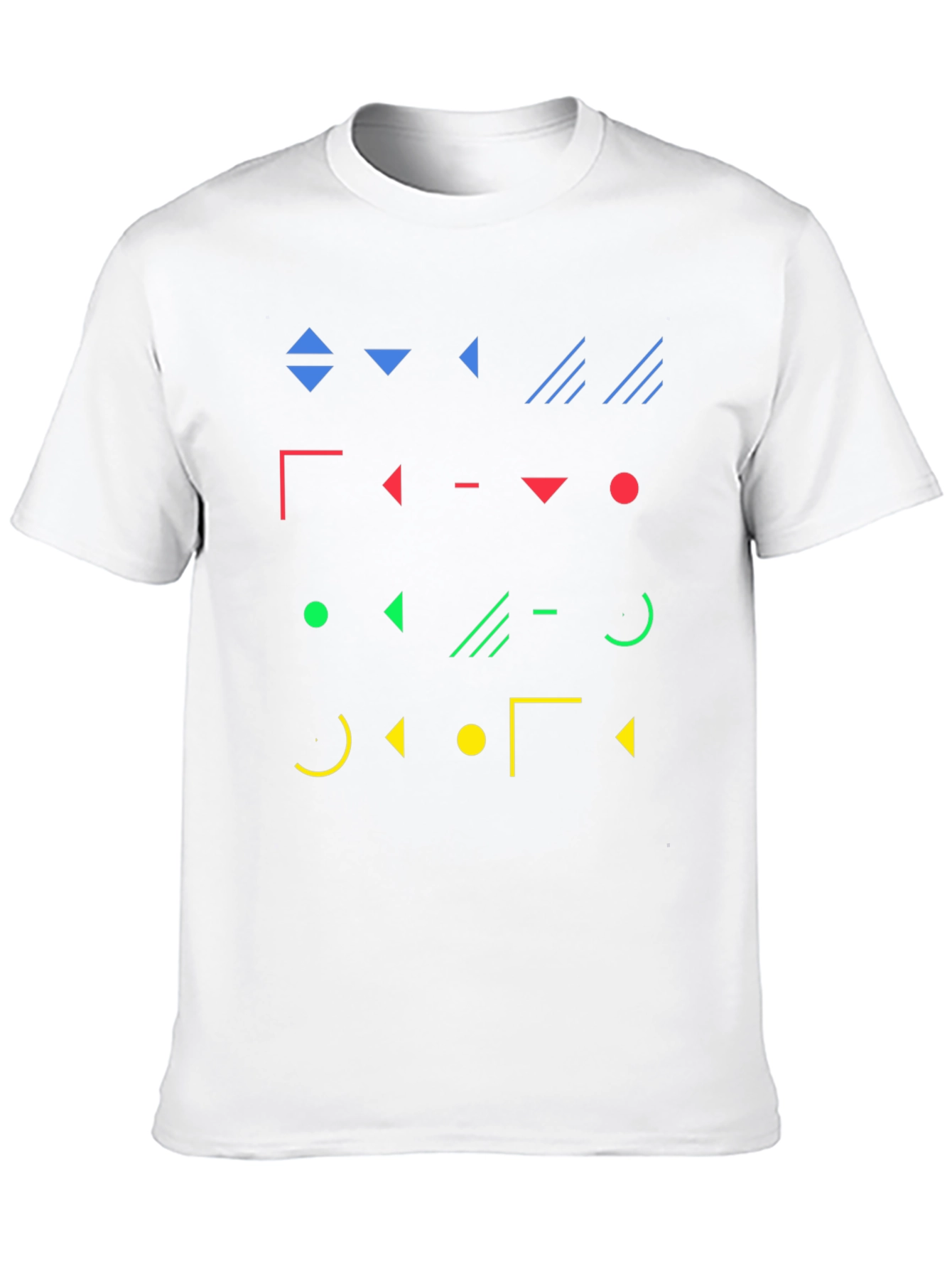 Geometric Shapes Graphic Print T-Shirt