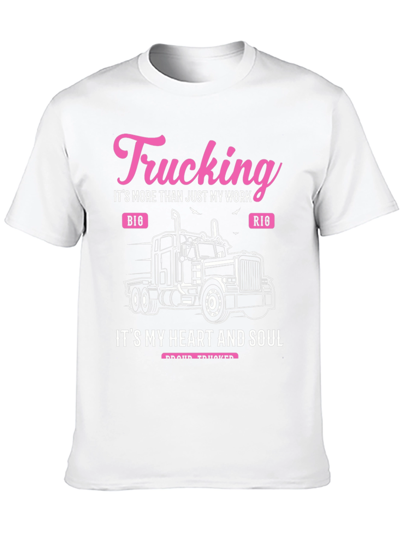 Trucking Heart & Soul Black T-Shirt