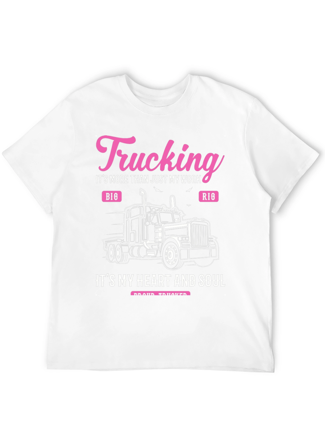 Trucking Heart & Soul Black T-Shirt