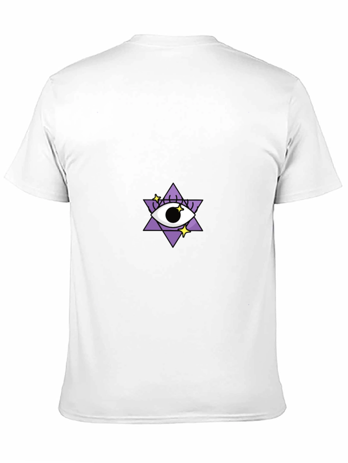 Eye Star Graphic Tee - Stylish Black T-Shirt