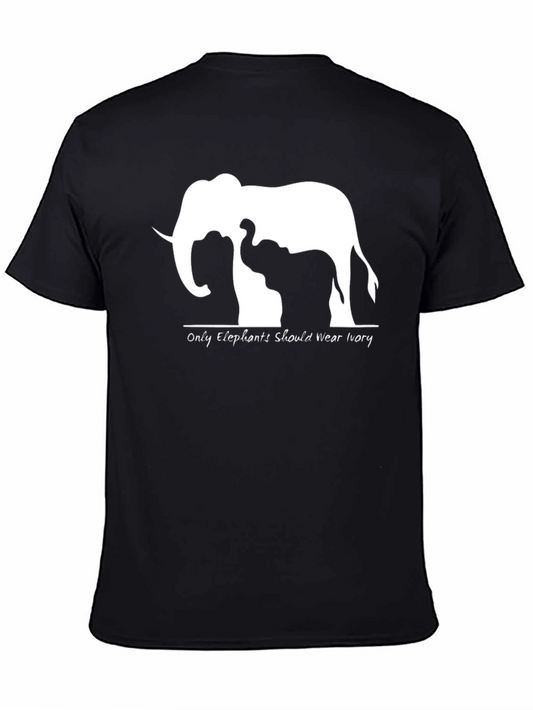 Elephant Ivory Graphic T-Shirt