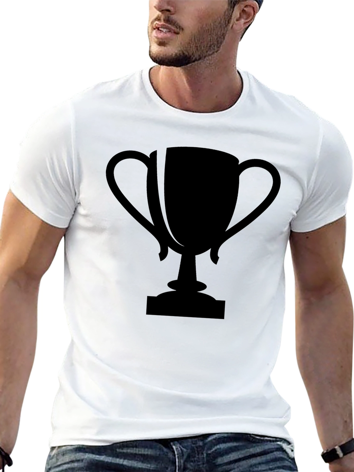 Black Trophy Graphic Tee - Winners Choice!