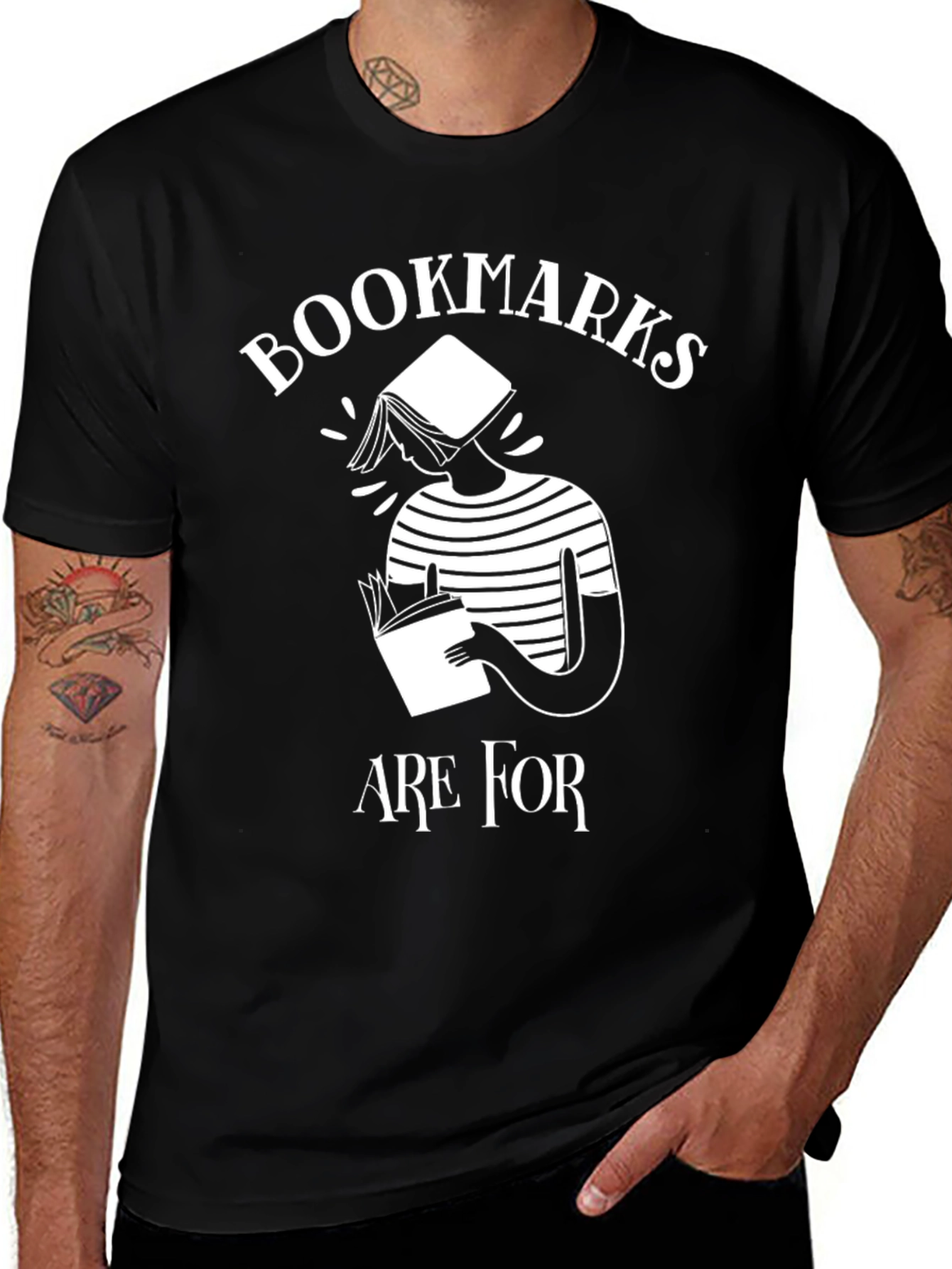 Bookmarks Are For Shirt - Book Lover Tee