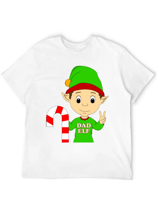 Dad Elf Christmas T-Shirt
