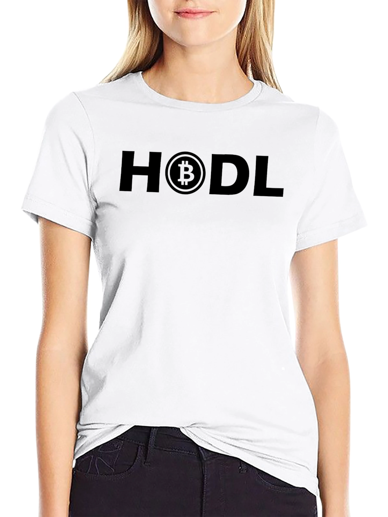 HODL Bitcoin Crypto T-Shirt - Black