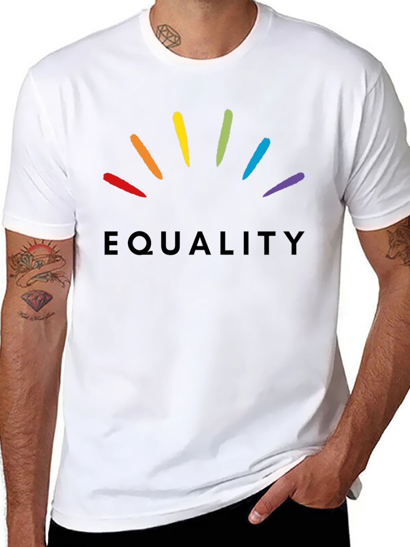 Equality Rainbow T-Shirt - Pride Tee