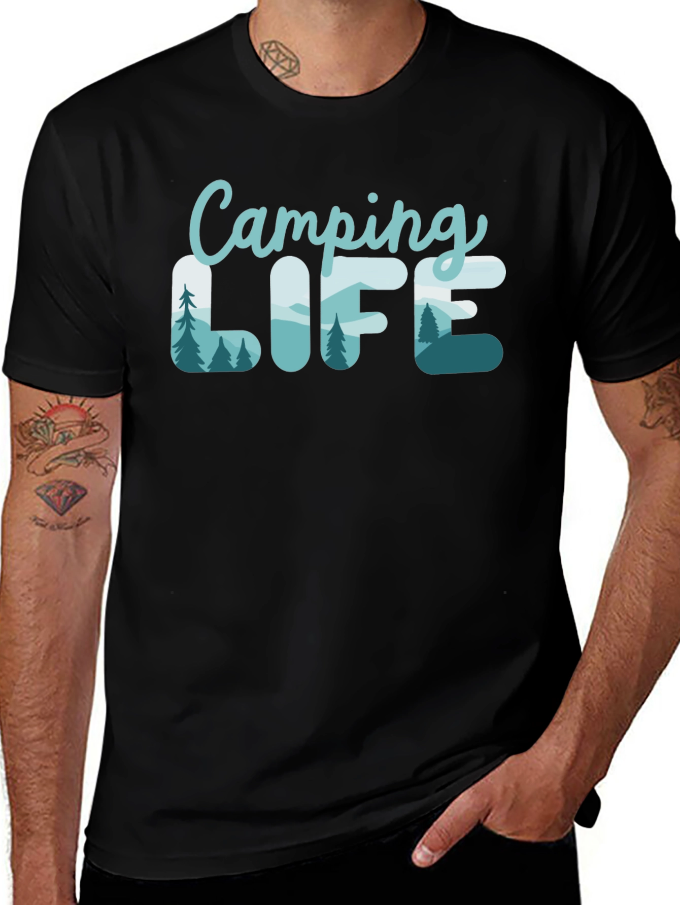 Camping Life Graphic T-Shirt - Adventure Tee