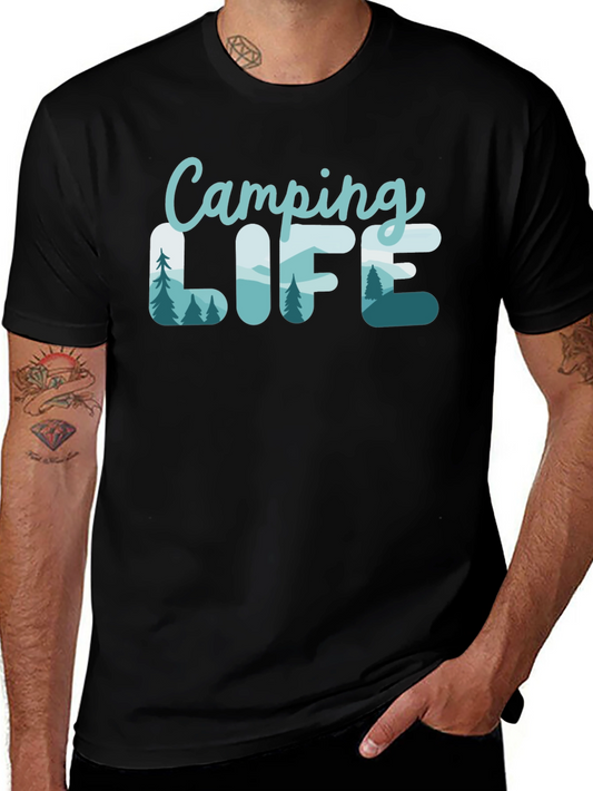 Camping Life Graphic T-Shirt - Adventure Tee