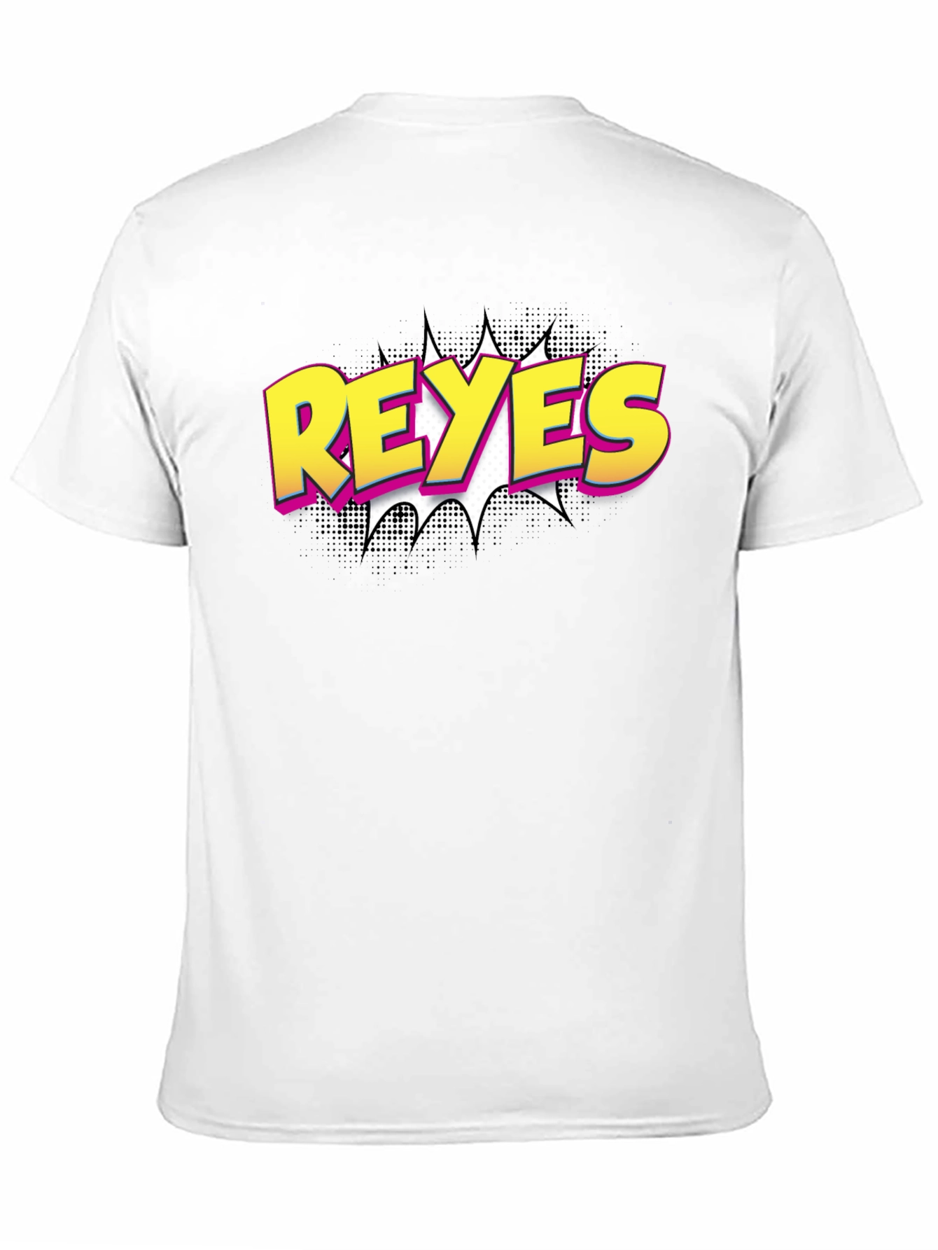 Reyes Comic Style Black T-Shirt