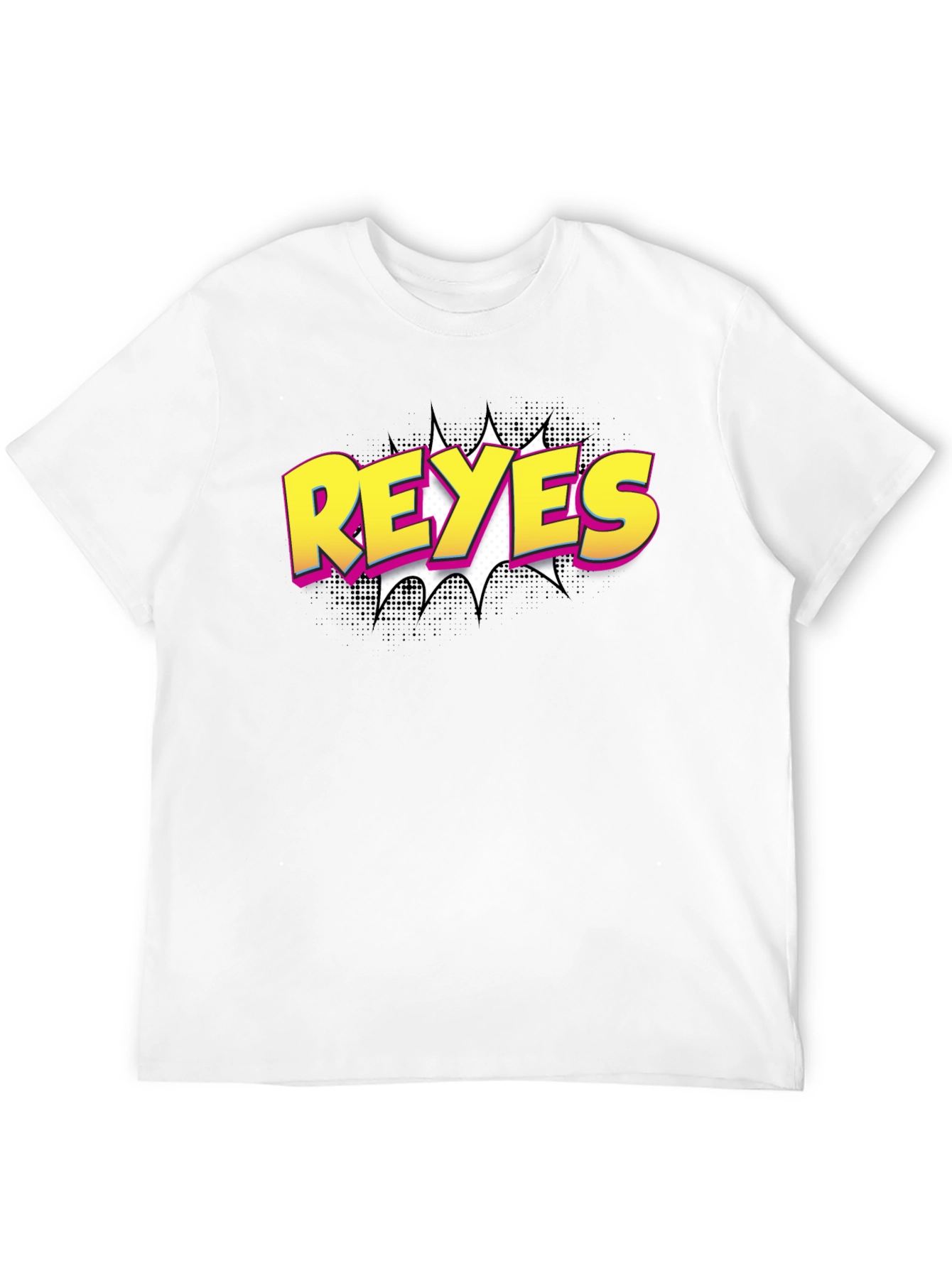 Reyes Comic Style Black T-Shirt