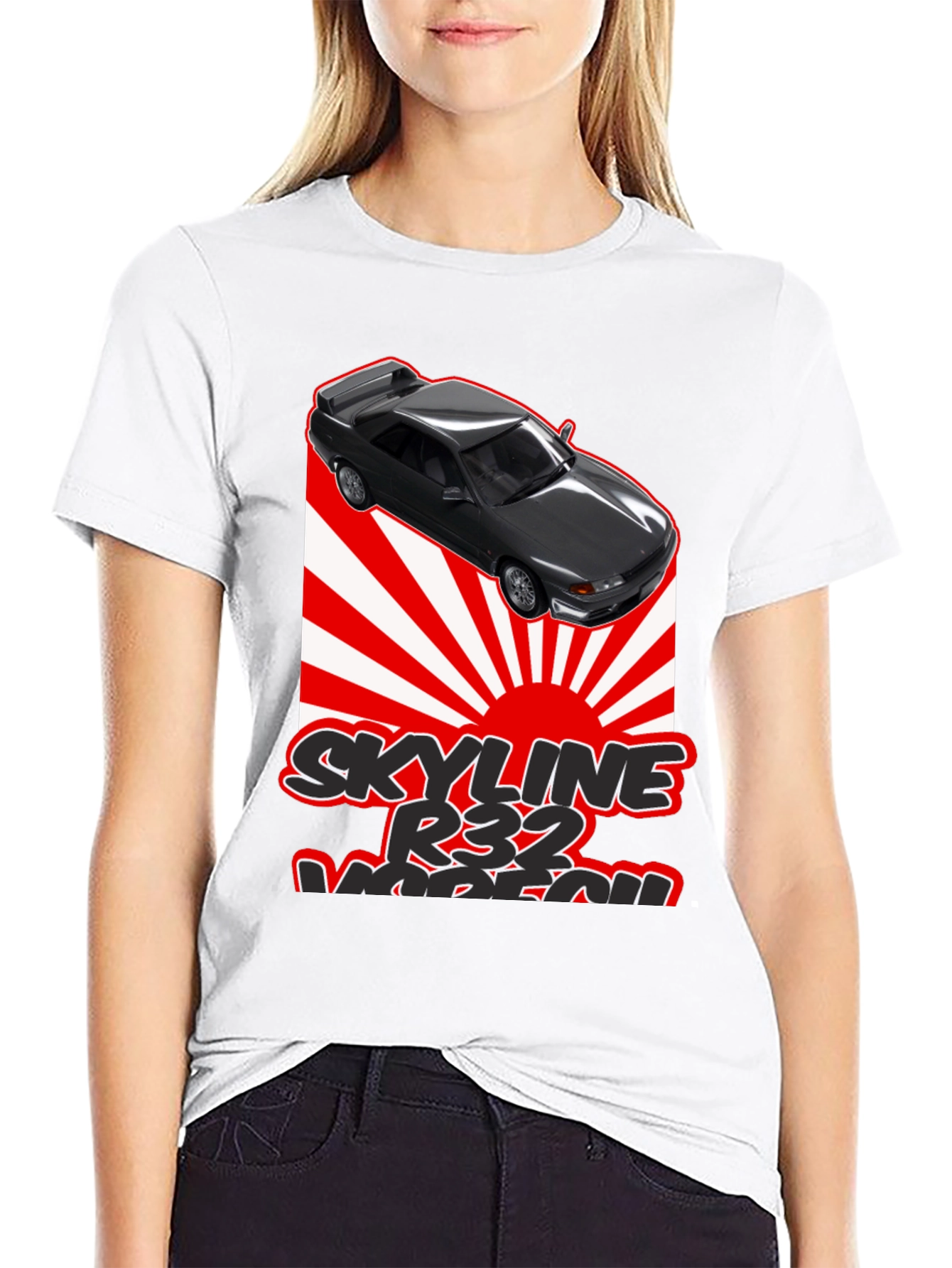Skyline R32 T-Shirt - Japanese Racing Design