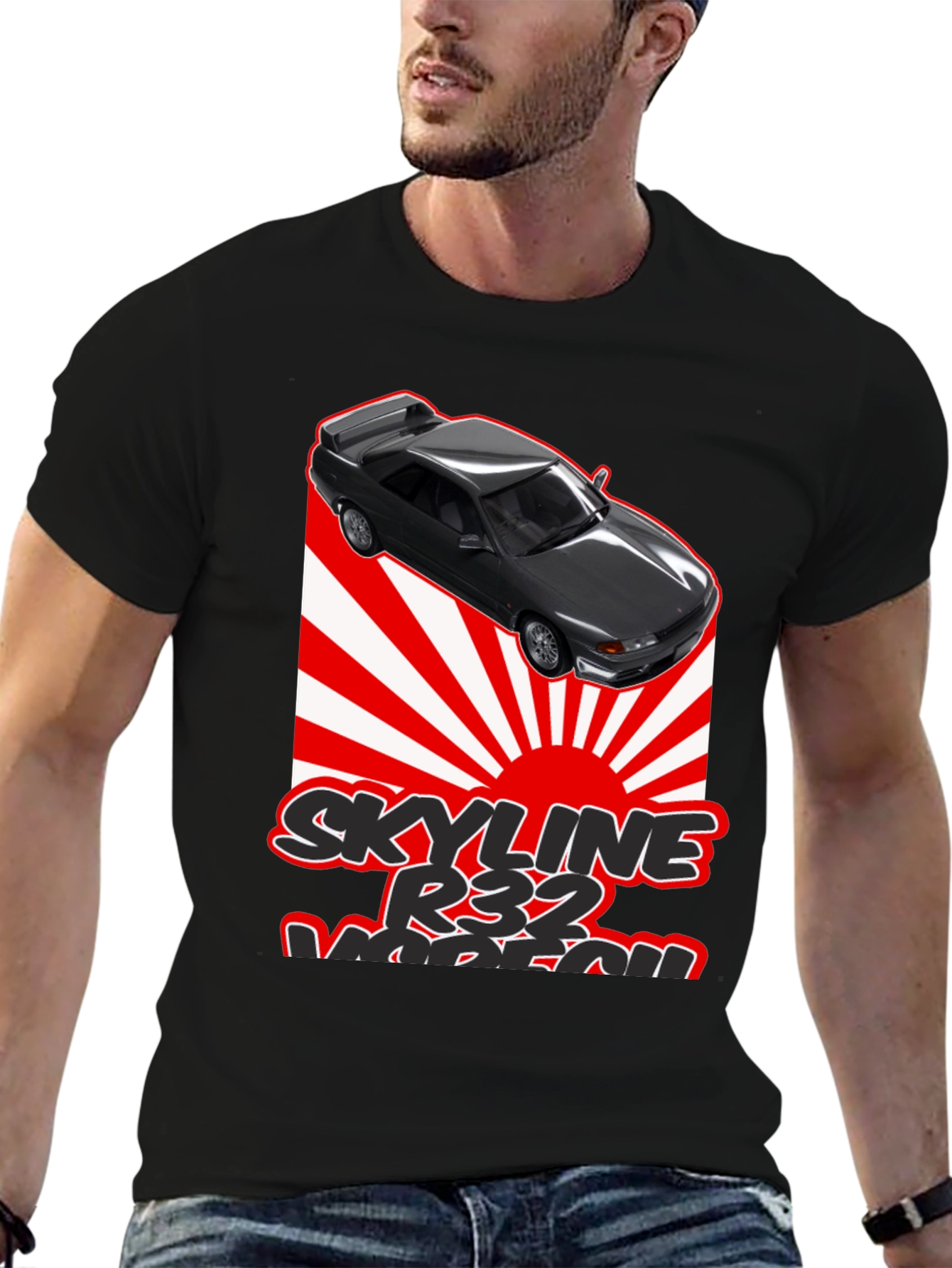 Skyline R32 T-Shirt - Japanese Racing Design