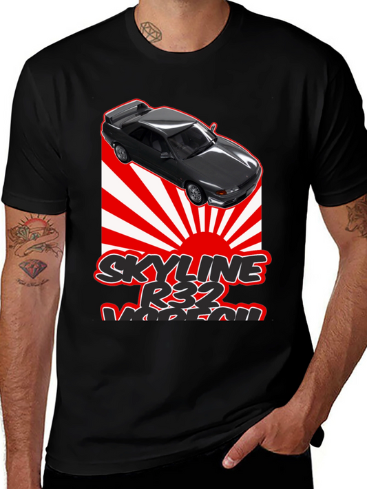Skyline R32 T-Shirt - Japanese Racing Design