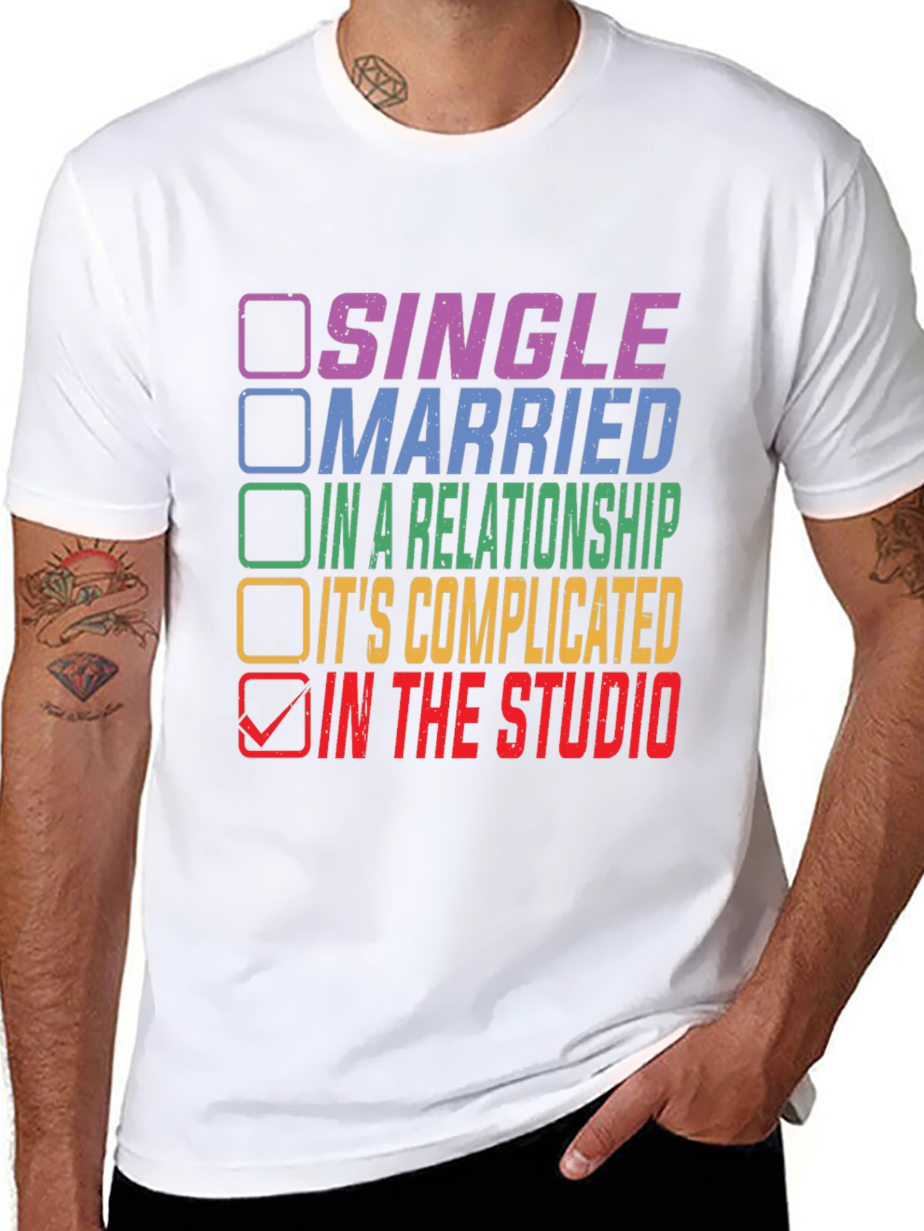 In the Studio T-Shirt - Musicians Life Tee