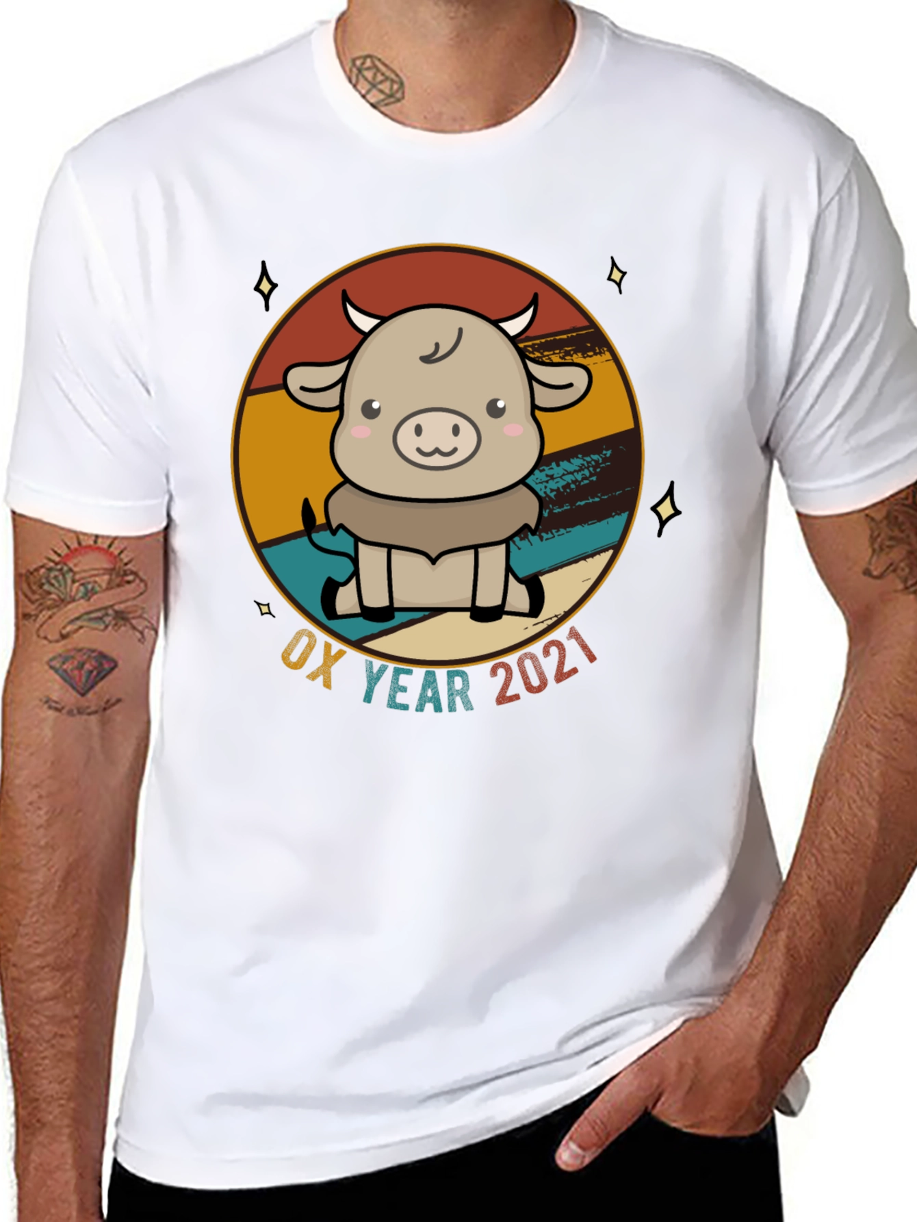 Ox Year 2021 Graphic Tee - Zodiac Design