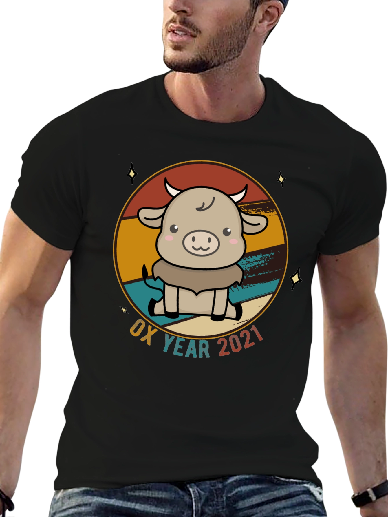 Ox Year 2021 Graphic Tee - Zodiac Design
