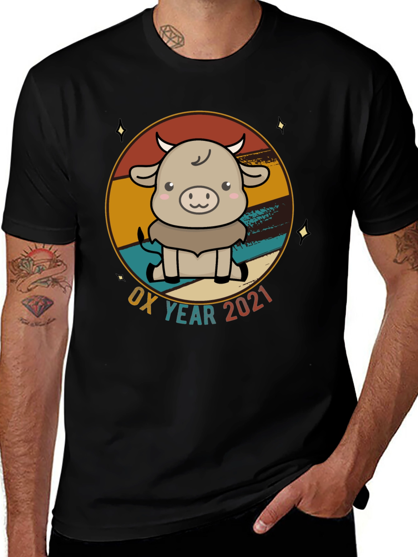Ox Year 2021 Graphic Tee - Zodiac Design