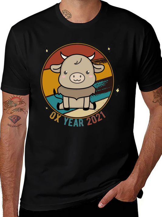 Ox Year 2021 Graphic Tee - Zodiac Design