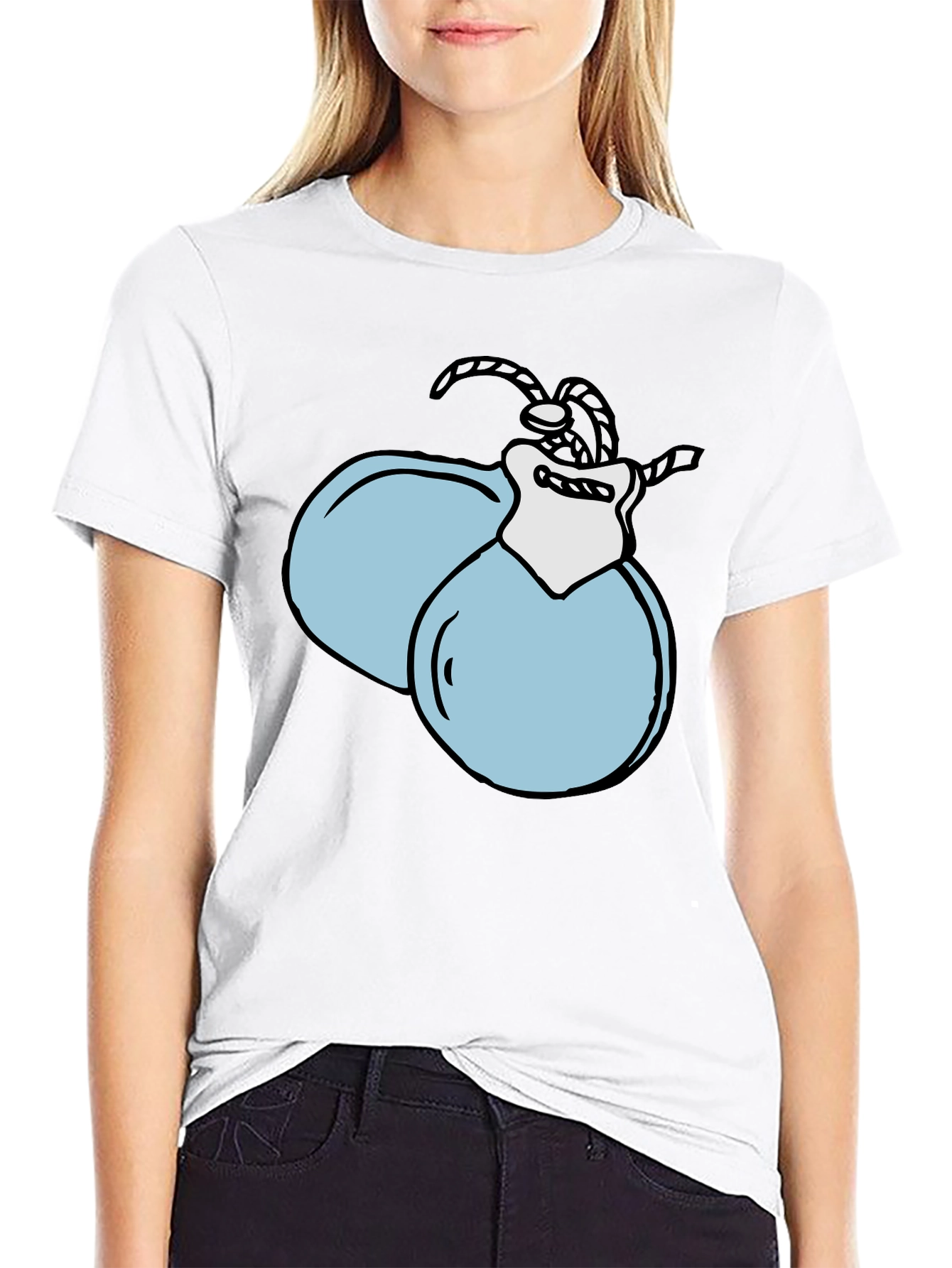 Castanets Graphic T-Shirt - Fun Percussion Design